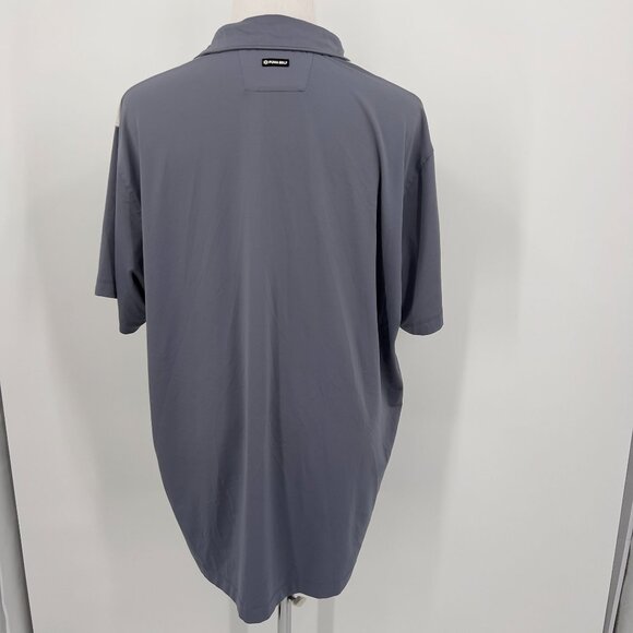 Puma Men's Striped Polo Shirt Dri-Fit Polyester Blend Size 2XL XXL - Picture 4 of 7